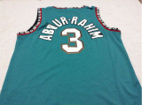 Vintage Green Shareef Abdur-Rahim #3 Memphis Grizzlies  Basketball Jersey Sports Shirt Tops