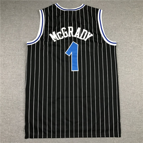 Vintage 03 04 Black Tracy McGrady #1 Orlando Magic Basketball Jersey Sports Shirt Tops 
