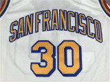 City Version White Stephen Curry #30 Golden State Warriors Basketball Jersey Sports Shirt Tops