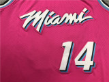 City Version Pink Tyler Herro #14 Miami Heat Basketball Jersey Sports Shirt Tops 