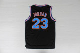Black Michael Jordan Space Jam Basketball Jersey Sports Shirt Tops 