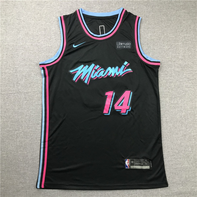 City Edition Black Tyler Herro #14 Miami Heat Basketball Jersey Sports Shirt Tops 