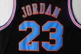 Black Michael Jordan Space Jam Basketball Jersey Sports Shirt Tops 