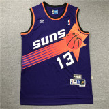 Vintage Blue Steve Nash #13 Phoenix Suns Basketball Jersey Sports Shirt Tops 