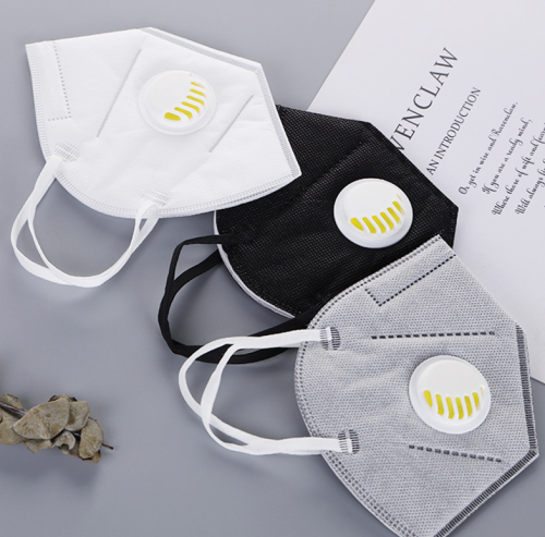 5-layer kn95 dust mask with breathing valve 2-layer meltblown cloth to prevent peculiar smell