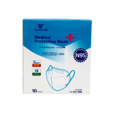 N95 European and American mask case medical mask five-layer ISO certification 3D