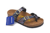 Birkenstock Clip-on summer Sandals - Regular Unisex Adults Suede Snake Pattern