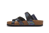 Birkenstock Clip-on summer Sandals - Regular Unisex Adults Suede Snake Pattern