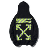 OFF OW Anniversary limited Cordon 3M Reflective Cotton Pullover Sooded Sweater