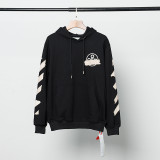 Autumn and winter new European version of apricot graffiti arrow print sweater