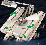 Star Explorer Electric Remote Control Model Small Particle Assembled Building Blocks Toy