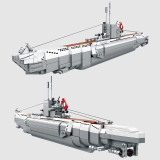 German U48 Submarine Assembled Building Blocks Stereo Educational Toys