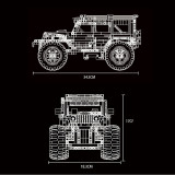 Variety Building Blocks Moving Series Off-Road Vehicle APP Electric Model Car Assembled Boy Toy Car