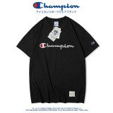 New Embroidered Champion Cotton Men's Short Sleeve T-Shirt