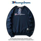 2021 Autumn and Winter New Champion Classic Embroidered Round Neck Pullover Sweater