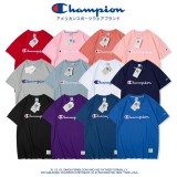 New Embroidered Champion Cotton Men's Short Sleeve T-Shirt
