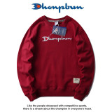 2021 Autumn and Winter New Champion Classic Embroidered Round Neck Pullover Sweater