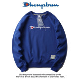 2021 Autumn and Winter New Champion Classic Embroidered Round Neck Pullover Sweater