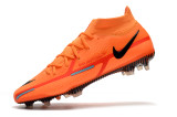Nike Phantom GT2 Hi-Lo Orange Waterproof Full Knit FG Football Boots