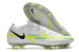 Nike High/Low Phantom GT2 Waterproof White Green Full Knit FG Football Boots