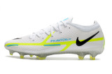 Nike High/Low Phantom GT2 Waterproof White Green Full Knit FG Football Boots