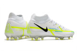 Nike High/Low Phantom GT2 Waterproof White Green Full Knit FG Football Boots