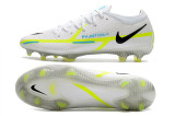 Nike High/Low Phantom GT2 Waterproof White Green Full Knit FG Football Boots