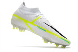 Nike High/Low Phantom GT2 Waterproof White Green Full Knit FG Football Boots