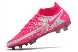 Nike Phantom GT high top waterproof full knitted white orchid original sole FG football boots