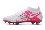 Nike Phantom GT high top waterproof full knitted white orchid original sole FG football boots