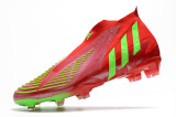Adidas Falcon 22+ Red and Green Blade Series Full Knitted Laceless FG Football Boots