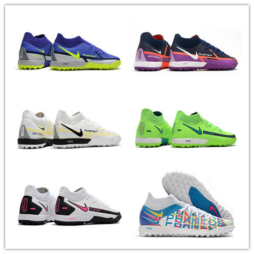 Nike Phantom GT High Top Super Running Knit Grass Studs MD Sole Football Boots