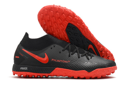 Nike Phantom GT High Top Super Running Knit Grass Studs MD Sole Football Boots