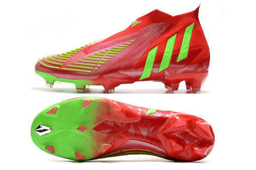 Adidas Falcon 22+ Red and Green Blade Series Full Knitted Laceless FG Football Boots