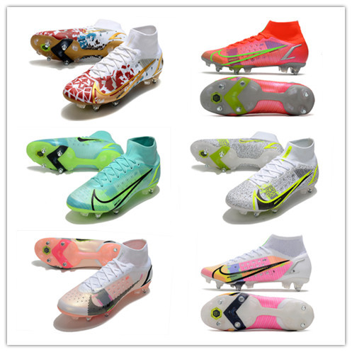 Nike Assassin 14th Generation High Top Full Knitted Waterproof SG Football Boots