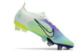Nike Assassin 14th and a half generation high-top Ronaldo exclusive full knitted waterproof SG steel spike football shoes