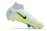 Nike Assassin 14th and a Half Generation High-Top Bailan Full Knitted Waterproof FG Football Boots