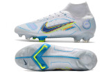 Nike Assassin 14th and a Half Generation High-Top Bailan Full Knitted Waterproof FG Football Boots
