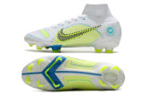 Nike Assassin 14th and a Half Generation High-Top Bailan Full Knitted Waterproof FG Football Boots
