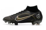 Nike Assassin 14th and a Half Generation High-top Black Shadow Series Full Knitted Waterproof FG Football Boots