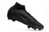 Nike Assassin 14th and a Half Generation High-Top All Alack Full Knitted Waterproof FG Football Boots