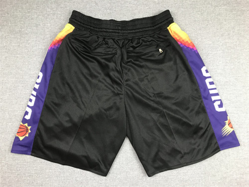 Pocket Pants Sun Black Urban Edition Basketball Shorts Stitched 
