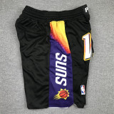 Pocket Pants Sun Black Urban Edition Basketball Shorts Stitched 
