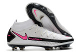 Nike Phantom GT High Top White Black Red Waterproof Full Knit Original Bottom FG Football Boots