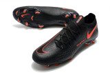 Nike Phantom GT Black Red Waterproof Full Knit Original Sole FG Football Boots