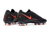 Nike Phantom GT Black Red Waterproof Full Knit Original Sole FG Football Boots