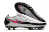 Nike Phantom GT High Top White Black Red Waterproof Full Knit Original Bottom FG Football Boots