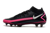 Nike Phantom GT Black Powder Waterproof Full Knit Original Sole FG Football Boots