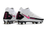 Nike Phantom GT High Top White Black Red Waterproof Full Knit Original Bottom FG Football Boots