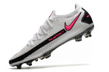 Nike Phantom GT High Top White Black Red Waterproof Full Knit Original Bottom FG Football Boots